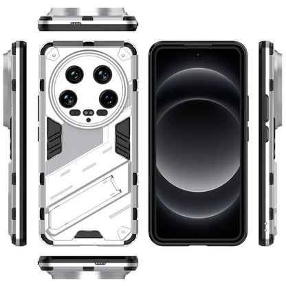 For Xiaomi 14 Ultra Case PC+TPU Dual-Layer Protective Phone Cover Built-in Kickstand