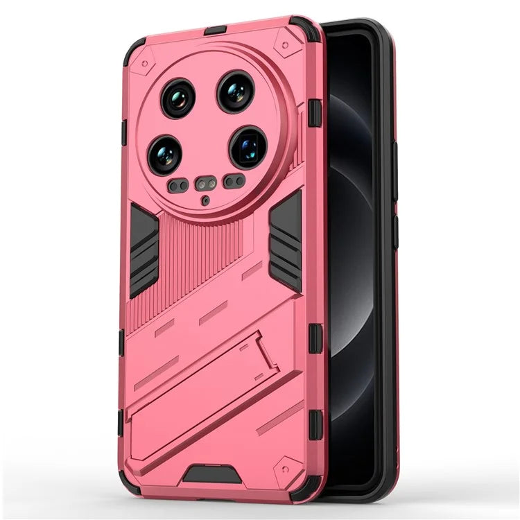 For Xiaomi 14 Ultra Case PC+TPU Dual-Layer Protective Phone Cover Built-in Kickstand