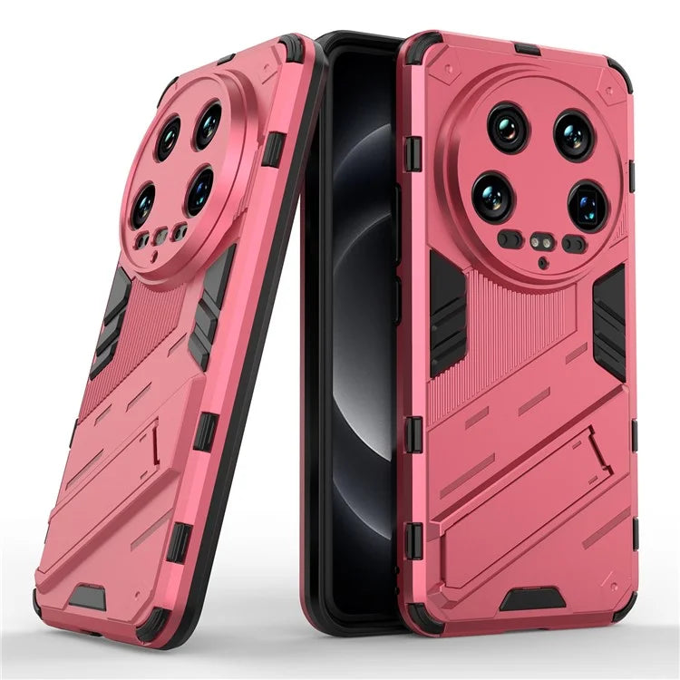 For Xiaomi 14 Ultra Case PC+TPU Dual-Layer Protective Phone Cover Built-in Kickstand