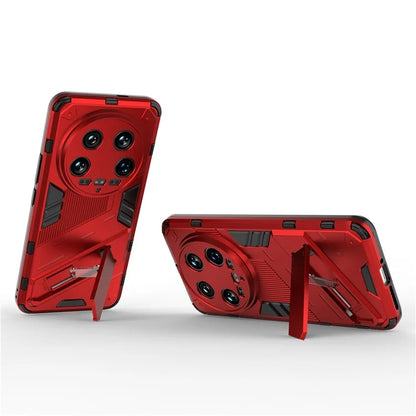 For Xiaomi 14 Ultra Case PC+TPU Dual-Layer Protective Phone Cover Built-in Kickstand