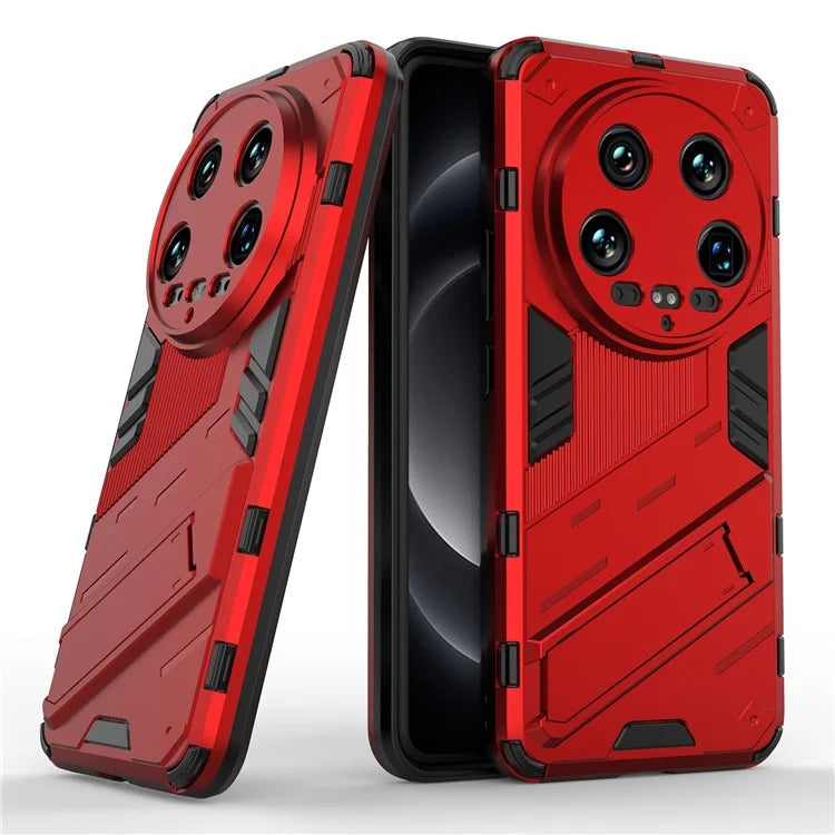 For Xiaomi 14 Ultra Case PC+TPU Dual-Layer Protective Phone Cover Built-in Kickstand