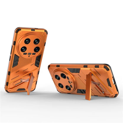 For Xiaomi 14 Ultra Case PC+TPU Dual-Layer Protective Phone Cover Built-in Kickstand
