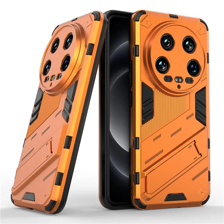 For Xiaomi 14 Ultra Case PC+TPU Dual-Layer Protective Phone Cover Built-in Kickstand