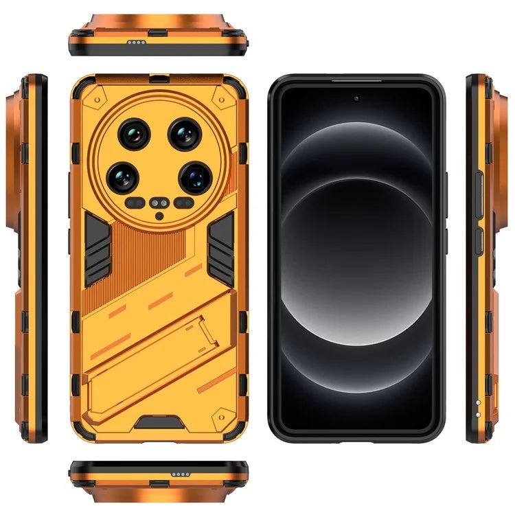 For Xiaomi 14 Ultra Case PC+TPU Dual-Layer Protective Phone Cover Built-in Kickstand