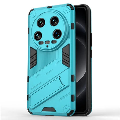 For Xiaomi 14 Ultra Case PC+TPU Dual-Layer Protective Phone Cover Built-in Kickstand