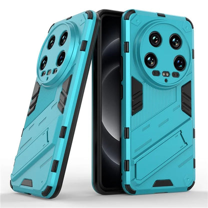For Xiaomi 14 Ultra Case PC+TPU Dual-Layer Protective Phone Cover Built-in Kickstand