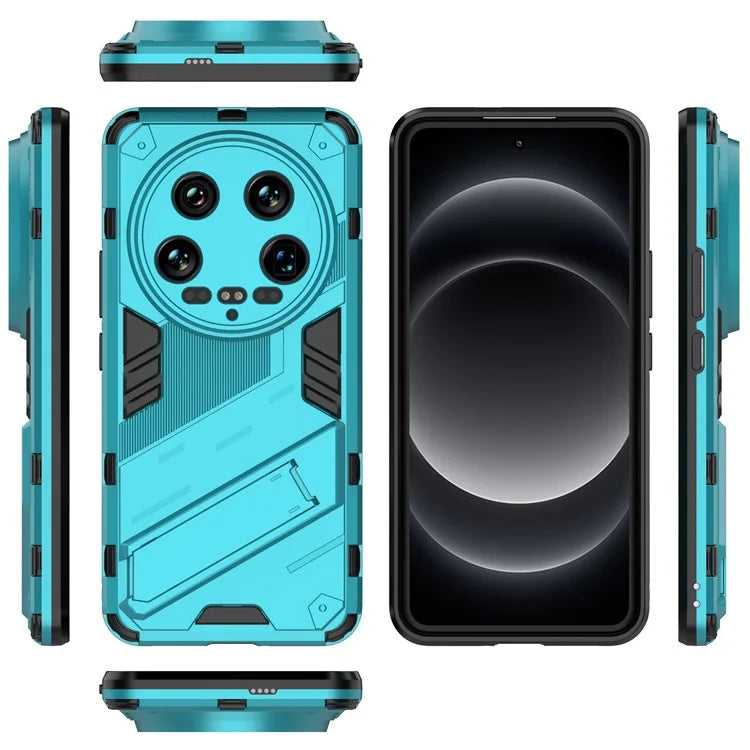 For Xiaomi 14 Ultra Case PC+TPU Dual-Layer Protective Phone Cover Built-in Kickstand