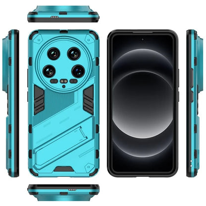 For Xiaomi 14 Ultra Case PC+TPU Dual-Layer Protective Phone Cover Built-in Kickstand