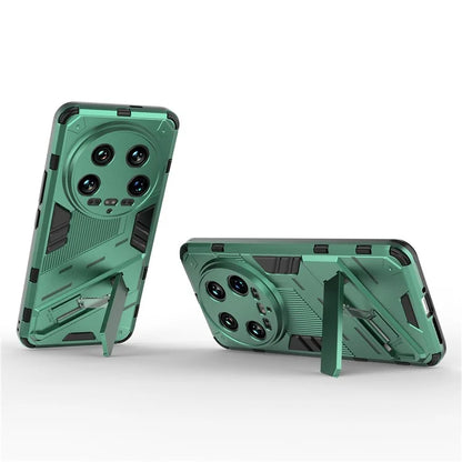 For Xiaomi 14 Ultra Case PC+TPU Dual-Layer Protective Phone Cover Built-in Kickstand