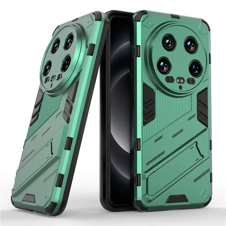 For Xiaomi 14 Ultra Case PC+TPU Dual-Layer Protective Phone Cover Built-in Kickstand