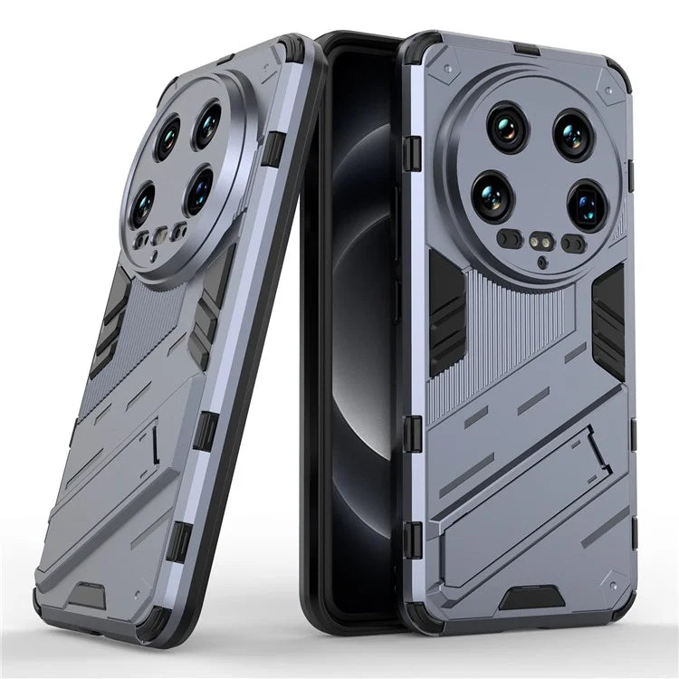 For Xiaomi 14 Ultra Case PC+TPU Dual-Layer Protective Phone Cover Built-in Kickstand