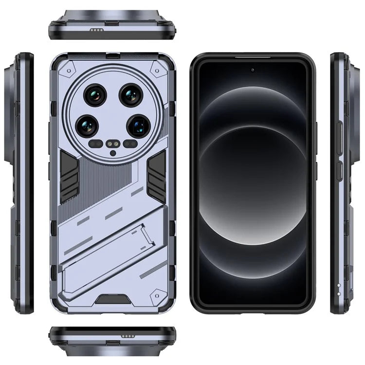 For Xiaomi 14 Ultra Case PC+TPU Dual-Layer Protective Phone Cover Built-in Kickstand