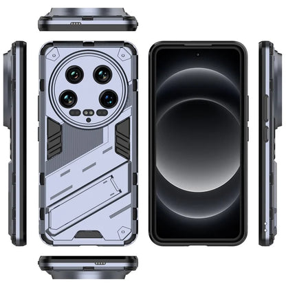 For Xiaomi 14 Ultra Case PC+TPU Dual-Layer Protective Phone Cover Built-in Kickstand
