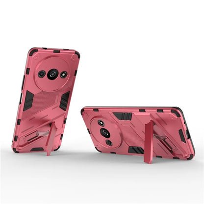 For Xiaomi Redmi A3 Phone Cover PC+TPU Dual-Layer Protection Case Built-in Kickstand
