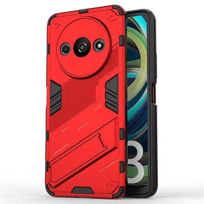 For Xiaomi Redmi A3 Phone Cover PC+TPU Dual-Layer Protection Case Built-in Kickstand
