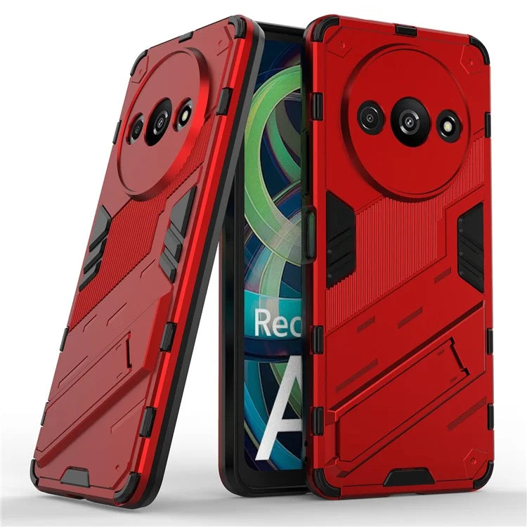For Xiaomi Redmi A3 Phone Cover PC+TPU Dual-Layer Protection Case Built-in Kickstand