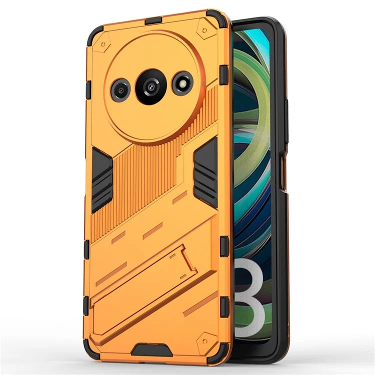 For Xiaomi Redmi A3 Phone Cover PC+TPU Dual-Layer Protection Case Built-in Kickstand