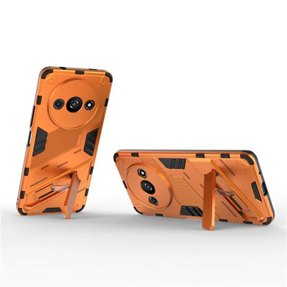 For Xiaomi Redmi A3 Phone Cover PC+TPU Dual-Layer Protection Case Built-in Kickstand