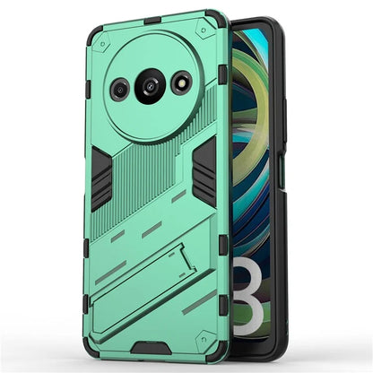 For Xiaomi Redmi A3 Phone Cover PC+TPU Dual-Layer Protection Case Built-in Kickstand