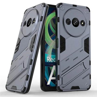 For Xiaomi Redmi A3 Phone Cover PC+TPU Dual-Layer Protection Case Built-in Kickstand