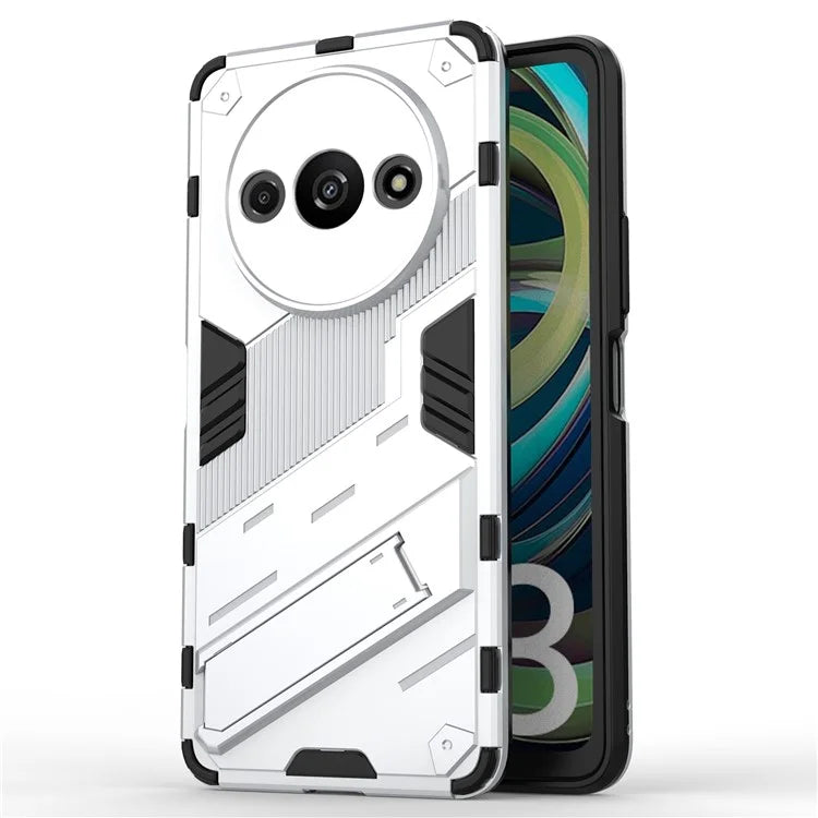For Xiaomi Redmi A3 Phone Cover PC+TPU Dual-Layer Protection Case Built-in Kickstand