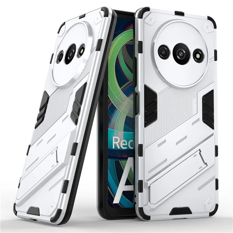 For Xiaomi Redmi A3 Phone Cover PC+TPU Dual-Layer Protection Case Built-in Kickstand