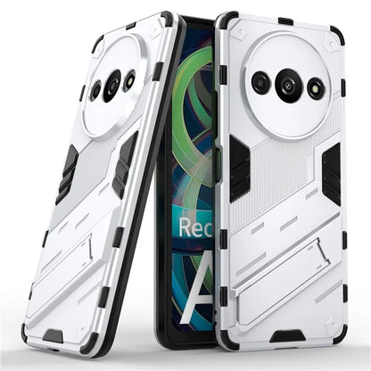 For Xiaomi Redmi A3 Phone Cover PC+TPU Dual-Layer Protection Case Built-in Kickstand