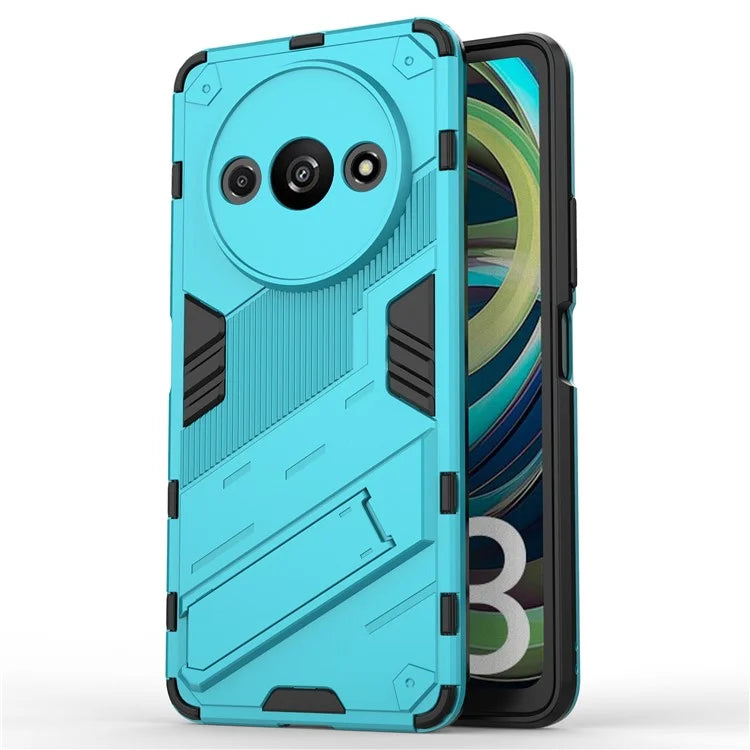 For Xiaomi Redmi A3 Phone Cover PC+TPU Dual-Layer Protection Case Built-in Kickstand