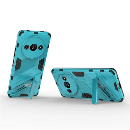 For Xiaomi Redmi A3 Phone Cover PC+TPU Dual-Layer Protection Case Built-in Kickstand