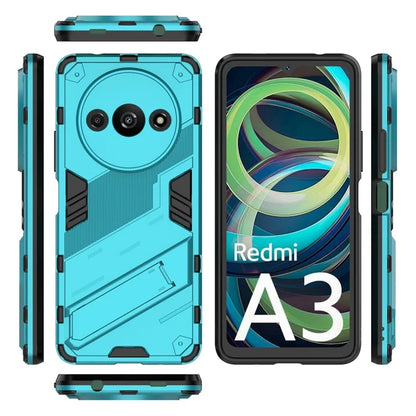 For Xiaomi Redmi A3 Phone Cover PC+TPU Dual-Layer Protection Case Built-in Kickstand