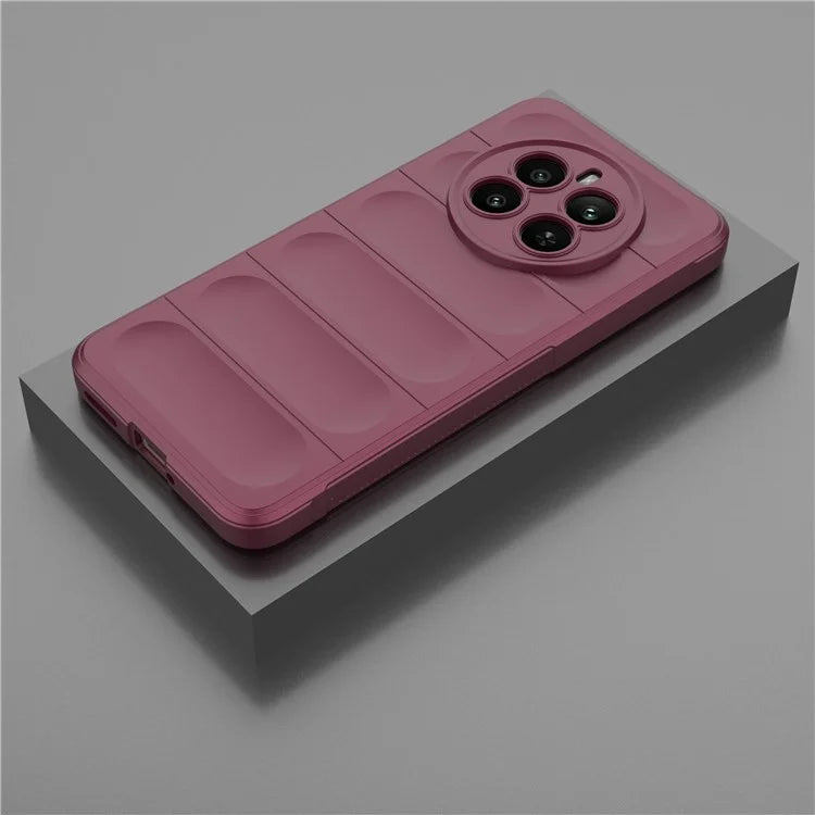 For Realme 12+ 5G TPU Case Anti-slip Rugged Back Protective Cover