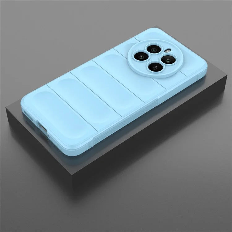 For Realme 12+ 5G TPU Case Anti-slip Rugged Back Protective Cover
