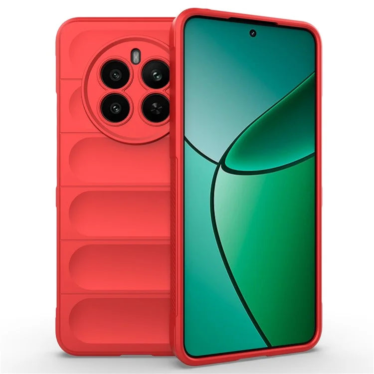 For Realme 12+ 5G TPU Case Anti-slip Rugged Back Protective Cover