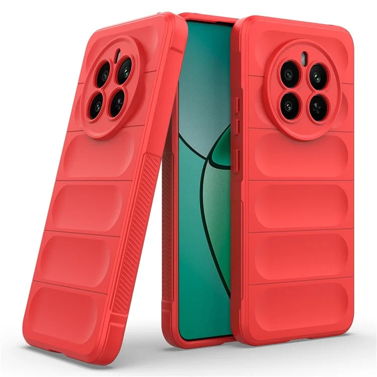 For Realme 12+ 5G TPU Case Anti-slip Rugged Back Protective Cover