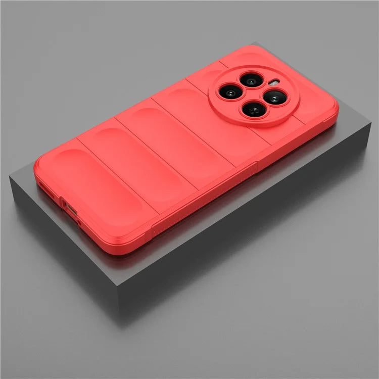 For Realme 12+ 5G TPU Case Anti-slip Rugged Back Protective Cover