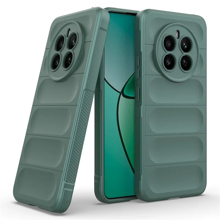 For Realme 12+ 5G TPU Case Anti-slip Rugged Back Protective Cover