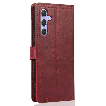For Samsung Galaxy A15 4G / A15 5G Case Zipper PU Leather Stand Wallet Phone Cover