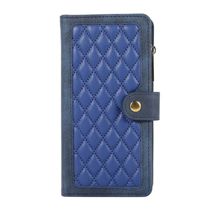 For Samsung Galaxy A55 5G Case Zipper Pocket Flip Leather Phone Cover Handbag