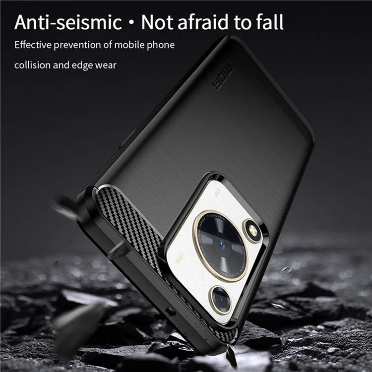 MOFI JK TPU Series-1 For Huawei nova Y72 4G / Enjoy 70 Phone Case TPU Carbon Fiber Texture Cover