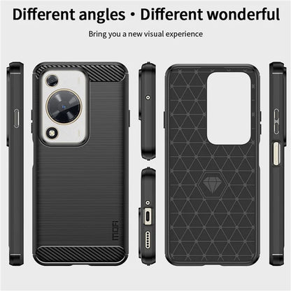 MOFI JK TPU Series-1 For Huawei nova Y72 4G / Enjoy 70 Phone Case TPU Carbon Fiber Texture Cover