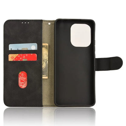 For Xiaomi Redmi Note 13 4G Case Skin-Touch Leather Flip Stand Phone Protective Cover