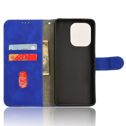 For Xiaomi Redmi Note 13 4G Case Skin-Touch Leather Flip Stand Phone Protective Cover