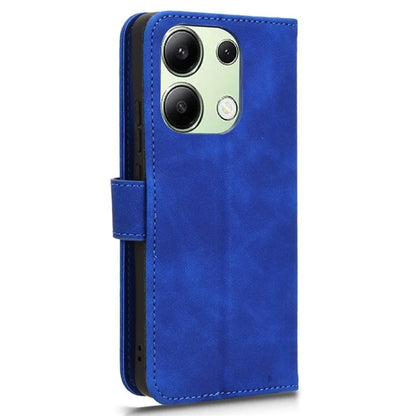 For Xiaomi Redmi Note 13 4G Case Skin-Touch Leather Flip Stand Phone Protective Cover