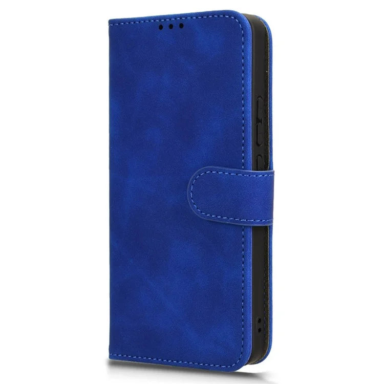 For Xiaomi Redmi Note 13 4G Case Skin-Touch Leather Flip Stand Phone Protective Cover