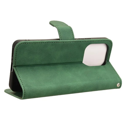 For Xiaomi Redmi Note 13 4G Case Skin-Touch Leather Flip Stand Phone Protective Cover