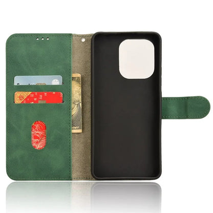 For Xiaomi Redmi Note 13 4G Case Skin-Touch Leather Flip Stand Phone Protective Cover