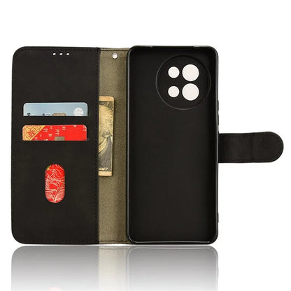 For vivo S18e 5G Leather Case Skin-Touch Wallet Phone Cover