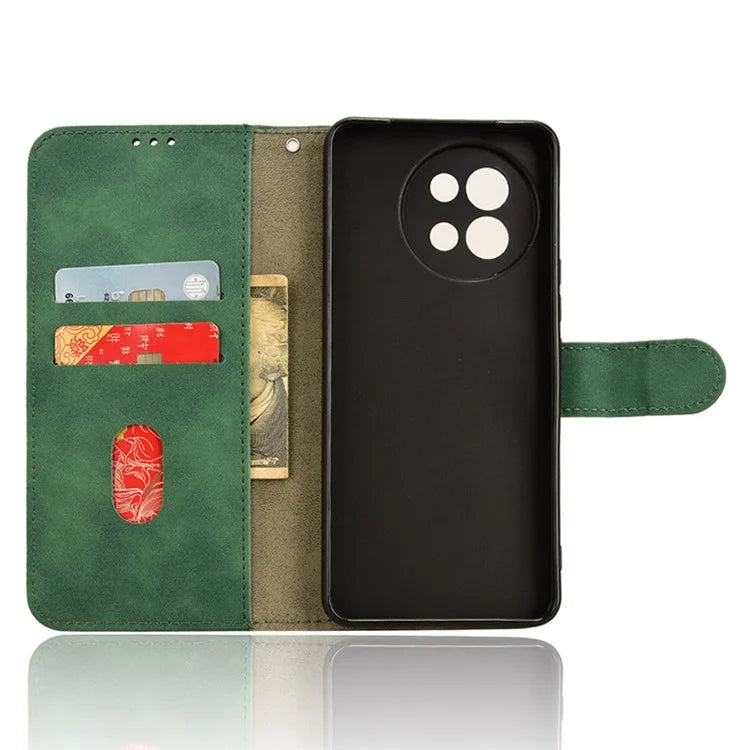 For vivo S18e 5G Leather Case Skin-Touch Wallet Phone Cover