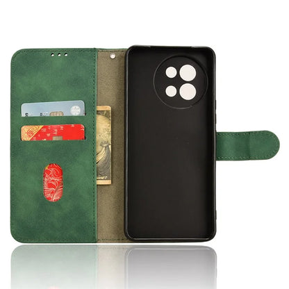 For vivo S18e 5G Leather Case Skin-Touch Wallet Phone Cover