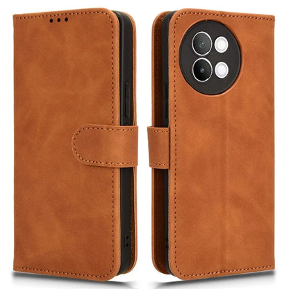For vivo S18e 5G Leather Case Skin-Touch Wallet Phone Cover